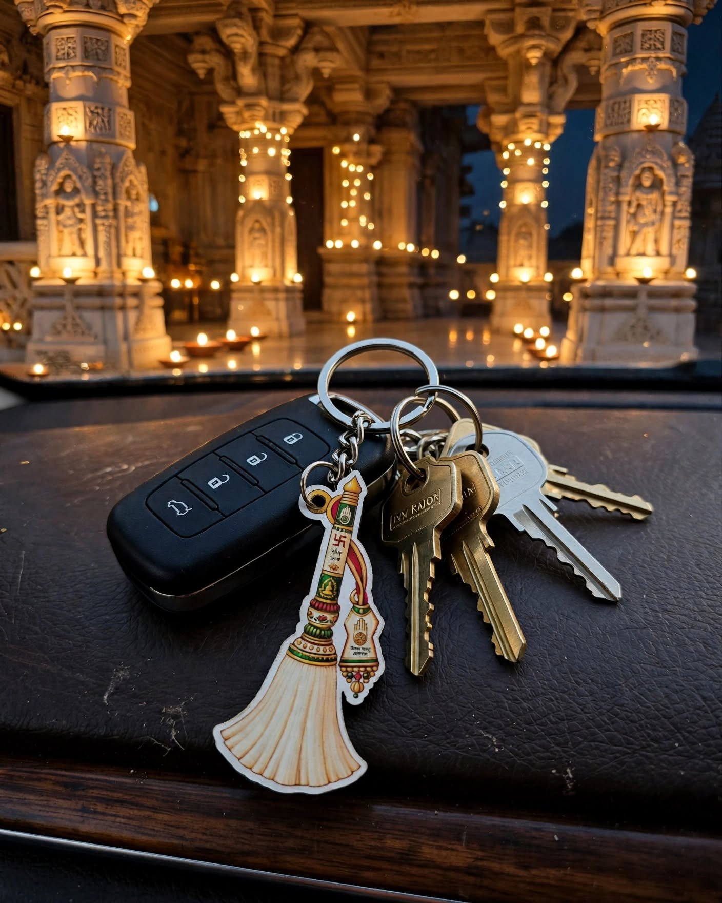 🪷 Rajoharan Jain Keychain